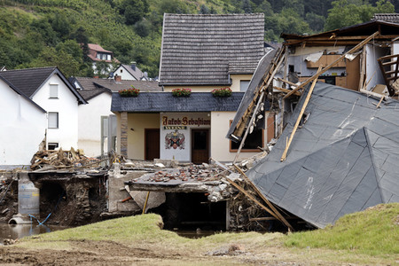 Flutschäden in der Eifel