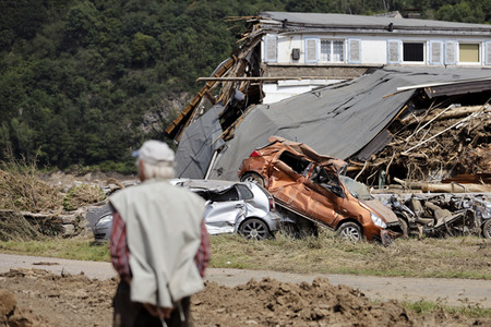 Flutschäden in der Eifel