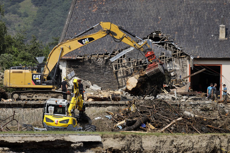 Flutschäden in der Eifel