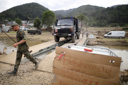 Flutschäden in der Eifel
