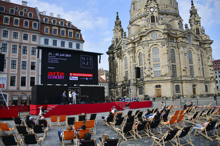Dorit Gäbler beim Kunstfestival NIB ART Dresden