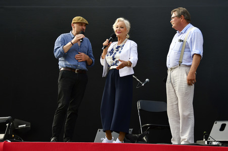 Dorit Gäbler beim Kunstfestival NIB ART Dresden