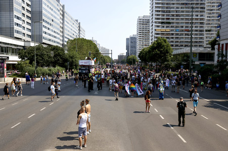 Christopher Street Day Parade 2021 in Berlin