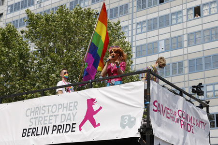 Christopher Street Day Parade 2021 in Berlin