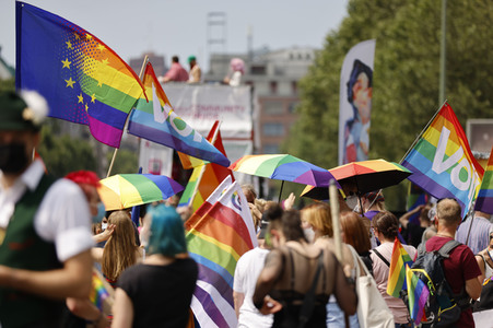 Christopher Street Day Parade 2021 in Berlin