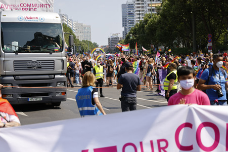 Christopher Street Day Parade 2021 in Berlin