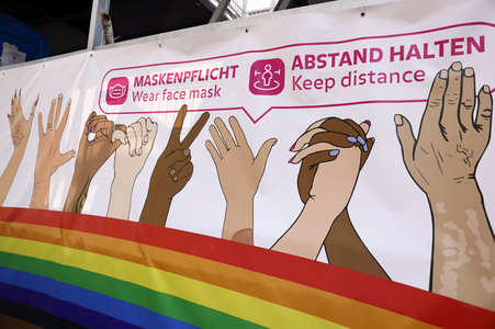 Christopher Street Day Parade 2021 in Berlin