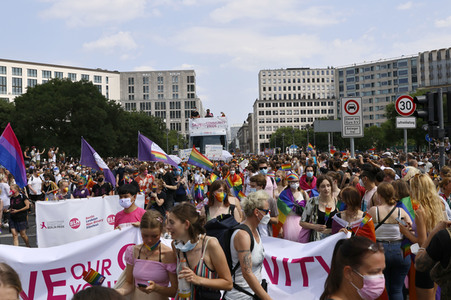 Christopher Street Day Parade 2021 in Berlin