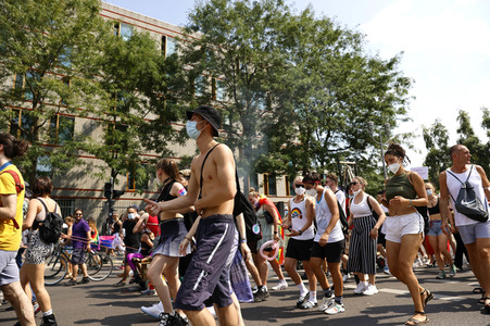 Christopher Street Day Parade 2021 in Berlin