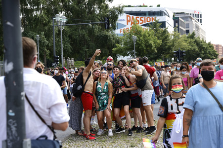 Christopher Street Day Parade 2021 in Berlin