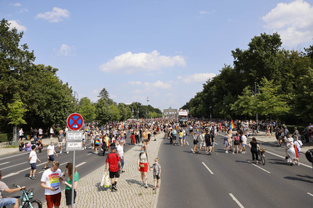 Christopher Street Day Parade 2021 in Berlin