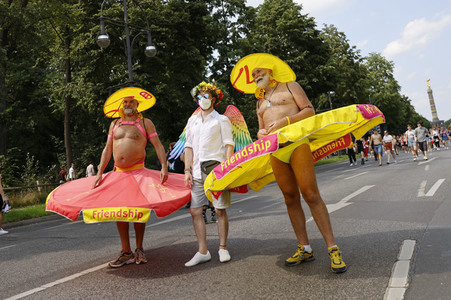 Christopher Street Day Parade 2021 in Berlin