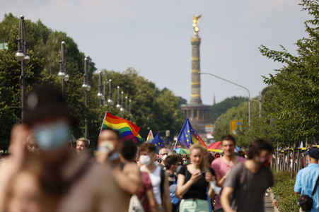 Christopher Street Day Parade 2021 in Berlin
