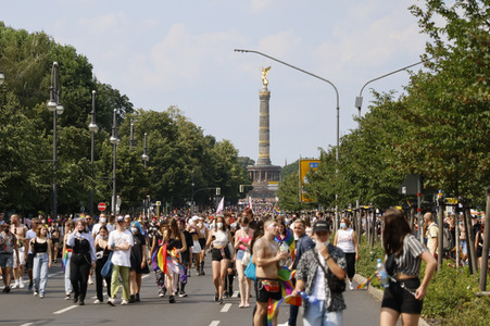 Christopher Street Day Parade 2021 in Berlin