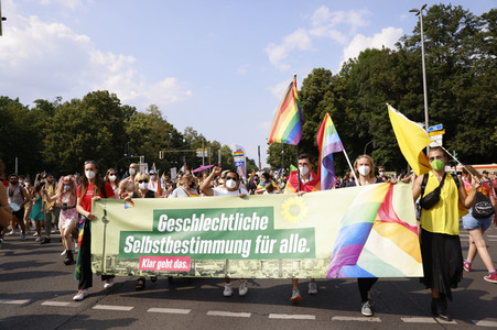 Christopher Street Day Parade 2021 in Berlin
