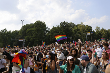 Christopher Street Day Parade 2021 in Berlin
