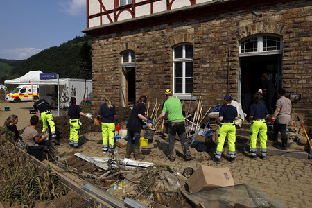 Flutschäden in der Eifel