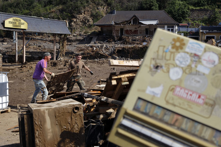 Flutschäden in der Eifel