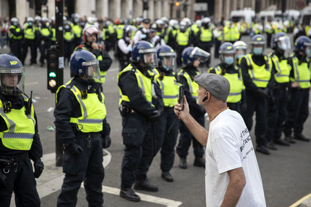 Corona-Demo in London