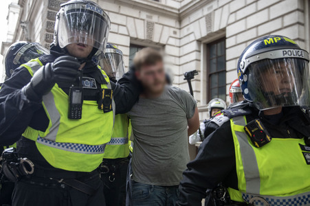 Corona-Demo in London