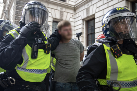 Corona-Demo in London