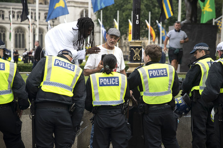 Corona-Demo in London
