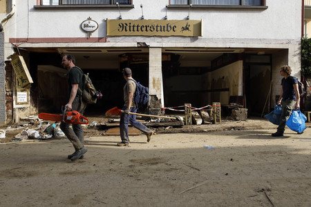 Flutschäden in der Eifel