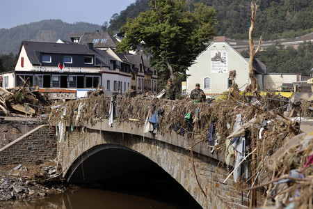 Flutschäden in der Eifel