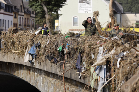 Flutschäden in der Eifel