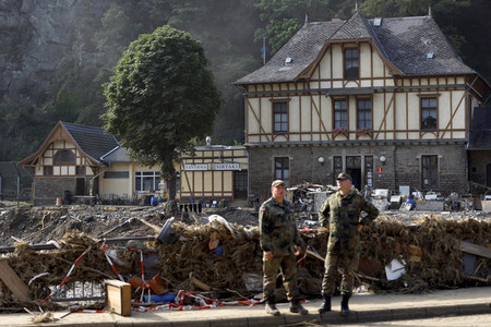 Flutschäden in der Eifel