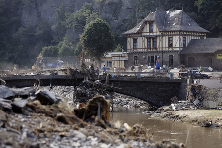 Flutschäden in der Eifel
