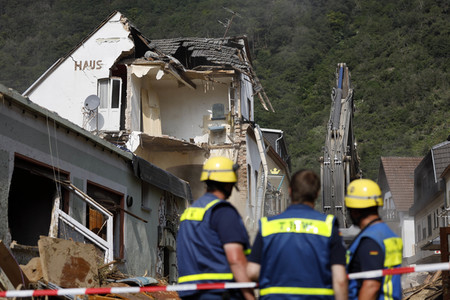 Flutschäden in der Eifel