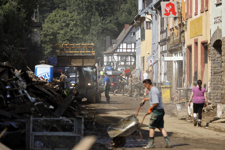 Flutschäden in der Eifel