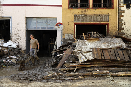 Flutschäden in der Eifel