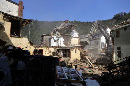 Flutschäden in der Eifel