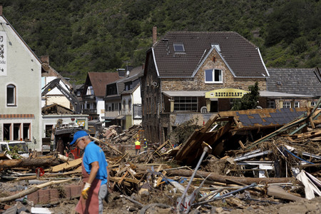 Flutschäden in der Eifel