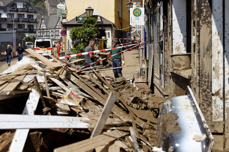 Flutschäden in der Eifel