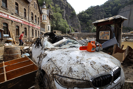 Flutschäden in der Eifel