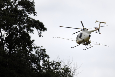 Symbolfoto Spritzhubschrauber