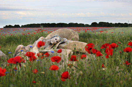 'Welttag des Naturschutzes' - Bodypainting