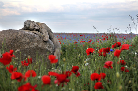 'Welttag des Naturschutzes' - Bodypainting