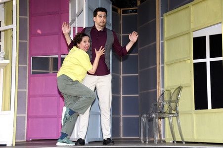 Theaterprobe 'Ungeheuer heiß' in München