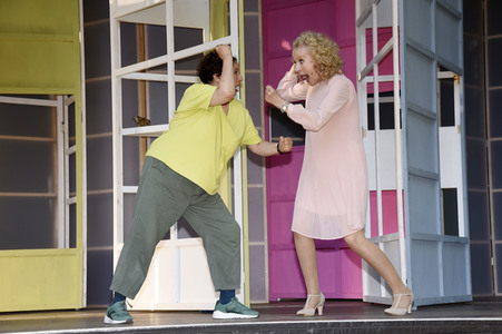 Theaterprobe 'Ungeheuer heiß' in München