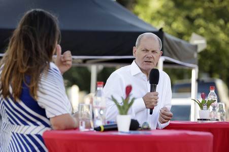 Öffentliches Bürgergespräch mit Olaf Scholz in Potsdam