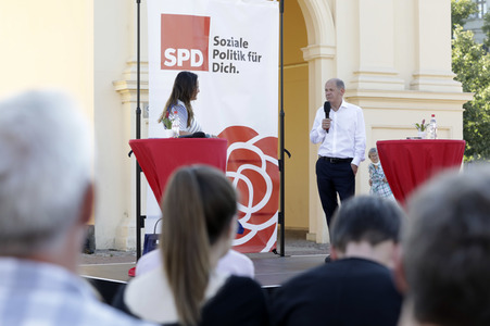 Öffentliches Bürgergespräch mit Olaf Scholz in Potsdam