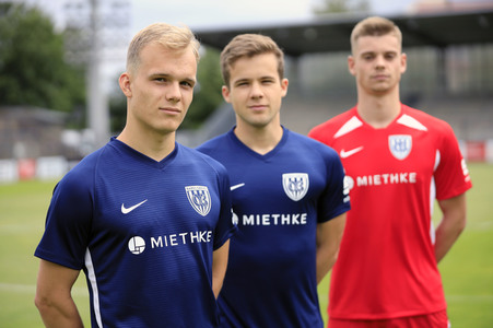 Fototermin beim Fußballverein SV Babelsberg 03 in Potsdam
