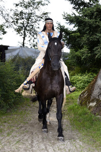 Hella Brice bei den Süddeutschen Karl May-Festspielen in Dasing