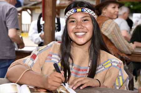 Hella Brice bei den Süddeutschen Karl May-Festspielen in Dasing