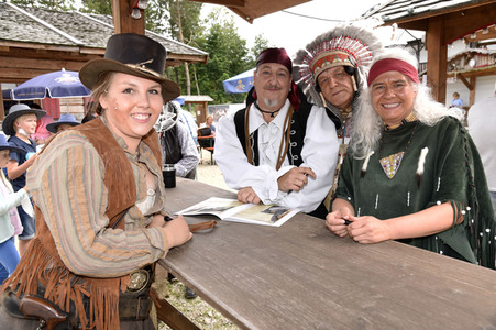 Hella Brice bei den Süddeutschen Karl May-Festspielen in Dasing