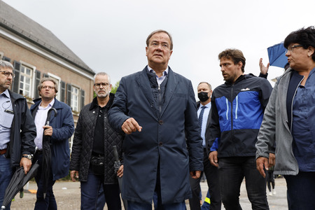 Armin Laschet und Olaf Scholz besuchen Stolberg